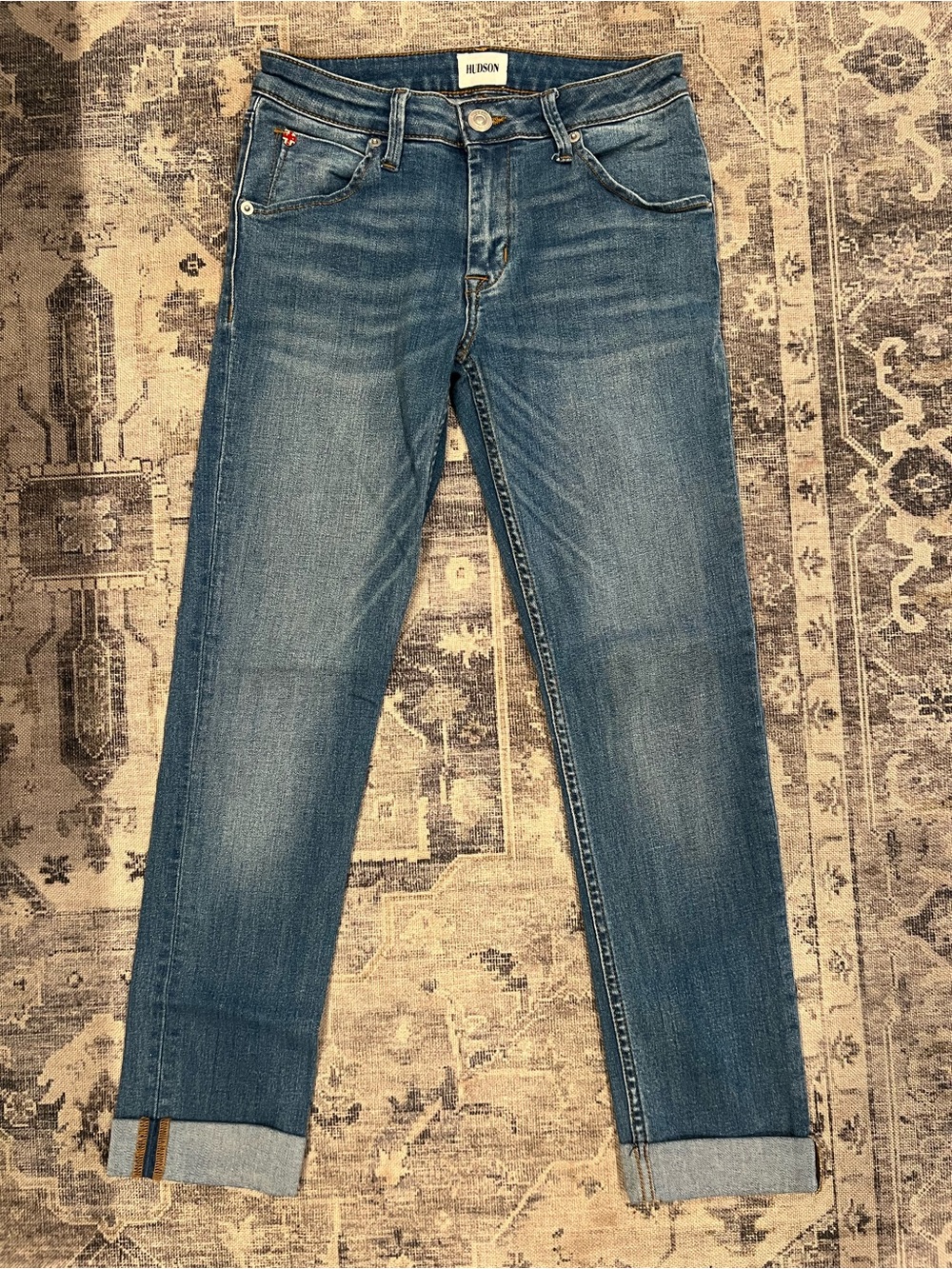 Hudson Jeans Women’s Slim Straight Jeans - Blue